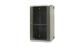 Szafa Wisząca Dzielona 19 22U, Drzwi Blacha/Szkło, Ściągane Osłony Boczne Z...