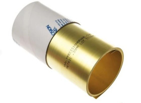 Podkładka regulacyjna mosiężna 2.5m grubość: 0.3mm