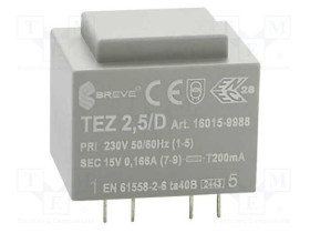 TEZ2.5/D/15V