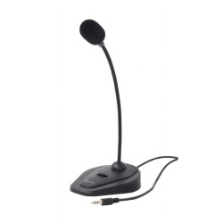 Mikrofon komputerowy GEMBIRD biurkowy, z włącznikiem