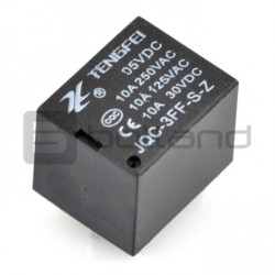 Przekaźnik JQC-3FF-S-Z-5V - cewka 5V, styki 10A/250VAC
