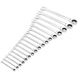 Draper 27691 HI-TORQ&#xAE; Metric Ratchet Spanner Set 17 Pcs