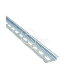 Szyna montażowa DIN niska, perforowana, stalowa, 35x7,5x1000 mm, TS35/F6-1m