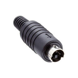 Lumberg MP-371/S6 Male Mini DIN Plug Cable Mount 6 Pin