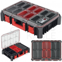 Organizer narzędziowy z wyjmowanymi pojemnikami na akcesoria 543x368x122mm X BLOCK BRIDGE Kistenberg KXBB5540B