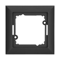 OPAL Ramka pojedyncza czarny mat Ra-1 Op CZ/MAT