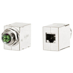 Metz Connect MWN811A415 Sensor/Actuator Connector M12-RJ45 IP67/IP20 Rail