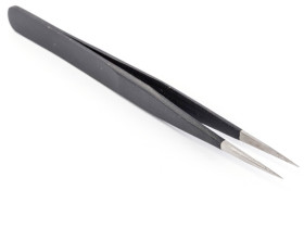 Pęseta precyzyjna stalowa prosta ostra ESD ZD-156B