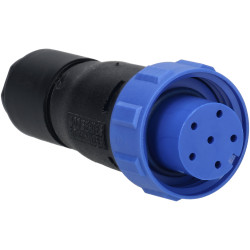 Bulgin PX0410/06S/4550 6 Pole 5A 250V Flex Circular Connector Socket