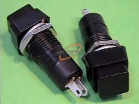 PRZEŁĄCZNIK B160 KWADRATOWY ON CZARNY MKX