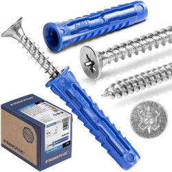 Kołek uniwersalny Rawlplug 8x40 z wkrętem 5x60 4ALL-08+5060 – 50 szt.