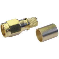 Teleg&#xE4;rtner 100027632 SMA Connector Straight Plug 50 &#x3A9; 1 piece 18 GHz