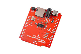 SparkFun Serial MP3 Player Shield - MY1690X-16S
