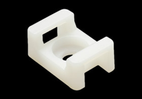 Mounting base, PA, natural, (L x W x H) 23 x 16 x 9.8 mm, BYB-5-12H0191