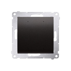 Simon 54 GO Sterownik przyciskowy oświetleniowy - 1 wyjście 16A sterowany smartfonem WiFi 230V (moduł) czarny mat DEW1W.01/49