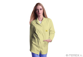 FARTUCH ESD STANDARD ŻÓŁTY ROZMIAR 2XS