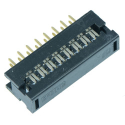 16-Way Flat Cable IDC Dip Plug 2.54mm Pitch