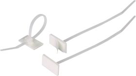 Opaska jednoczęściowa z mocowaniem samoprzylepnym T18RSA-PA66-NA-C1 Kolor producenta: naturalny HellermannTyton 148-0000