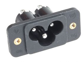 Gniazdo zasilające3PIN AC -koniczynka