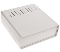 Z-1WJ Obudowa z tworzywa Z1WJ wymiary: 197x188x70mm - wentylacja - jasna - polistyren