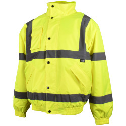 Scan UC804 Hi-Vis Yellow Bomber Jacket - L (44in)