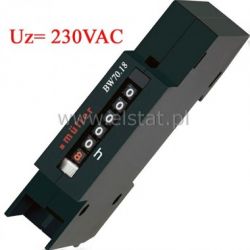 Licznik czasu pracy, roboczogodzin BW7018, 230VAC