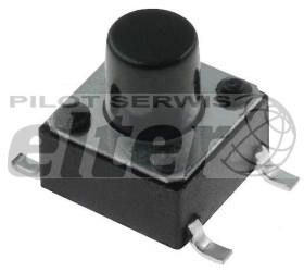 Mikroprzełącznik SMD 6,0x6,0mm H 9,5mm 1,6N 4 PIN