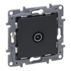 Niloe Selection Gniazdo tv 9.5 męskie końcowe do instalacji typu gwiazda 1db antracyt 762251