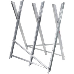 Holzmann Maschinen SBO3X Sawhorse Galvanized Steel 150kg Folding 5.3kg 1pc