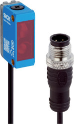 Czujniki fotoelektryczne Odblaskowe Prostokątny SICK NPN zakres 6 m Dioda Pin Point LED