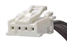 Kabel przewód-płytka, MicroClasp, 250 Vrms AC/DC, 3 A, raster: 2mm, 150mm, Okrągły, Cyna, Czarny