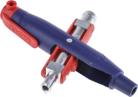 Klucz do szaf sterowniczych Knipex liczba profili 6 Klucz do szafki sterowniczej