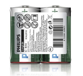 Bateria cynkowo-węglowa R14 / C 1,5V LongLife R14L2F/10 /tacka 2szt./