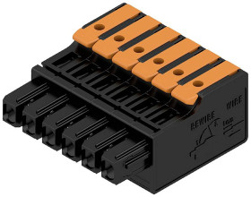 Weidmüller Obudowa złącza pin żeńskiego na kabel Ilość pinów 6 Wymiary siatki: 5 mm 2741600000 60 szt.
