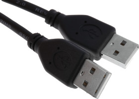 Kabel USB Złącze A USB A Złącze B USB A dł. 1m Przewód USB USB 2.0 kolor: Biały