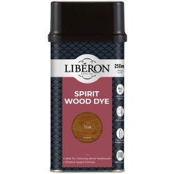 Liberon 126784 Spirit Wood Dye Teak 250ml