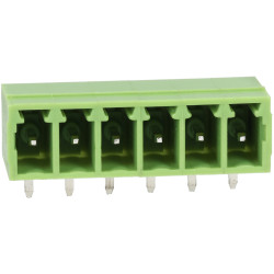 TruConnect 6 Way 8A Plug-in Side Header 3.81mm