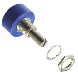 Potencjometr 1kΩ typ Obrotowy Bourns średnica wału 6,35 mm 1W długość wału 22.2mm średnica 22.23mm Montaż panelowy