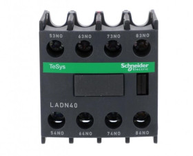 Styk pomocniczy 4Z montaż czołowy LADN40