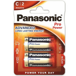 Bateria alkaliczna LR14 C 1,5V Panasonic ProPower BLISTER 2szt.