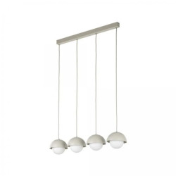 Lampa wisząca z czterema zwisami na listwie BONO BEIGE na gwint G9 10213 TK Lighting