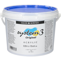 Daler Rowney System 3 Acrylic Paint Cobalt Blue 2L