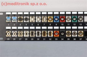 Moduł keystone FIREWIRE 4 pin gniazdo na gniazdo kolor biały