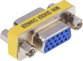 Adapter D-sub z typu VGA na rodzaj Żeński z rodzaju Żeński na typ VGA