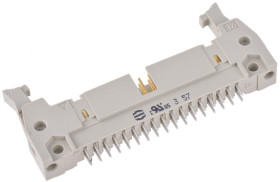 Wtyk PCB 34-pinowe raster: 2.54mm 2-rzędowe HARTING Przewlekany 1.0A 500.0 V.