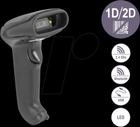 90562 Barcode scanner, 2D, 2.4 GHz/Bluetooth/USB