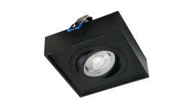Oprawa Indi Mini Wpust Czarna Gu10 Wpuszczana Sufitowa Regulowana Premiumled