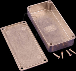 1590G aluminum casing, 1590 G, 100 x 50 x 25,5 mm, aluminum