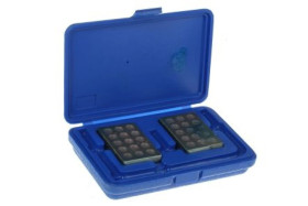 Zestaw precyzyjnych szablonów pomiarowych, Jednostki brytyjskie, elementy: 2, Stal