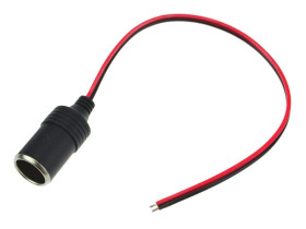 Gniazdo zapalniczki samochodowej z przewodem 30cm